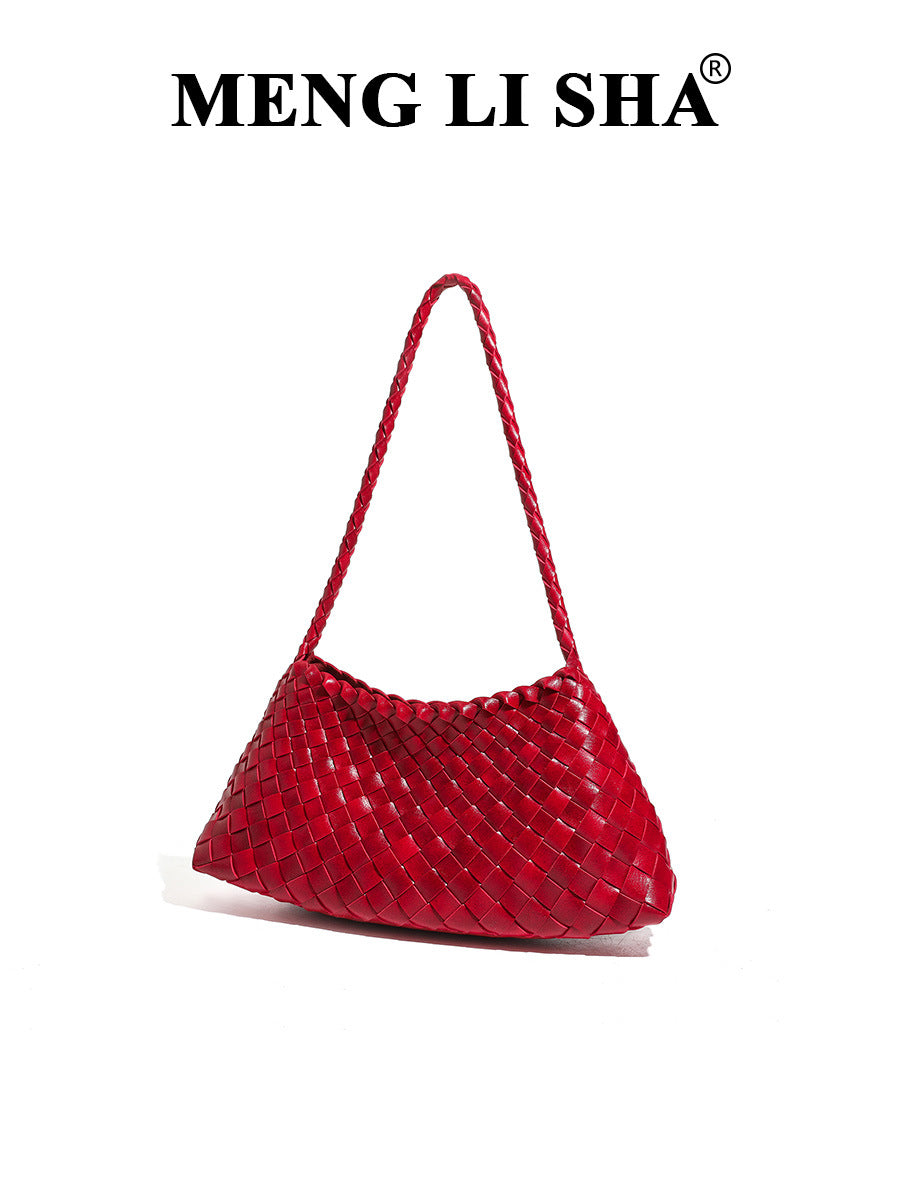 Women's High-grade Light Luxury Minority Woven Exquisite Commuter Bags