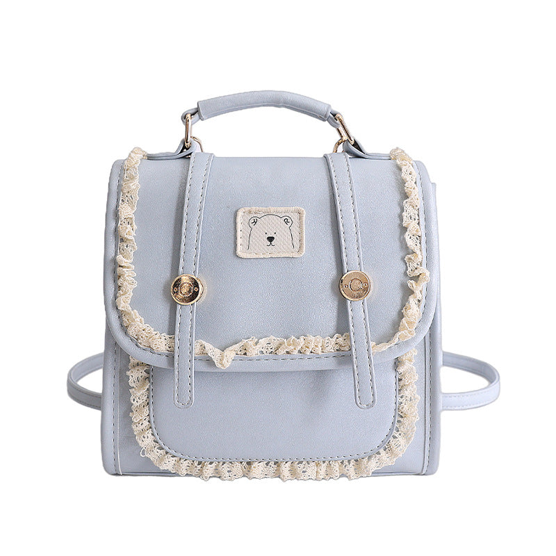 Women's College Style Niche Sweet Lace Fashionable Women's Backpack
