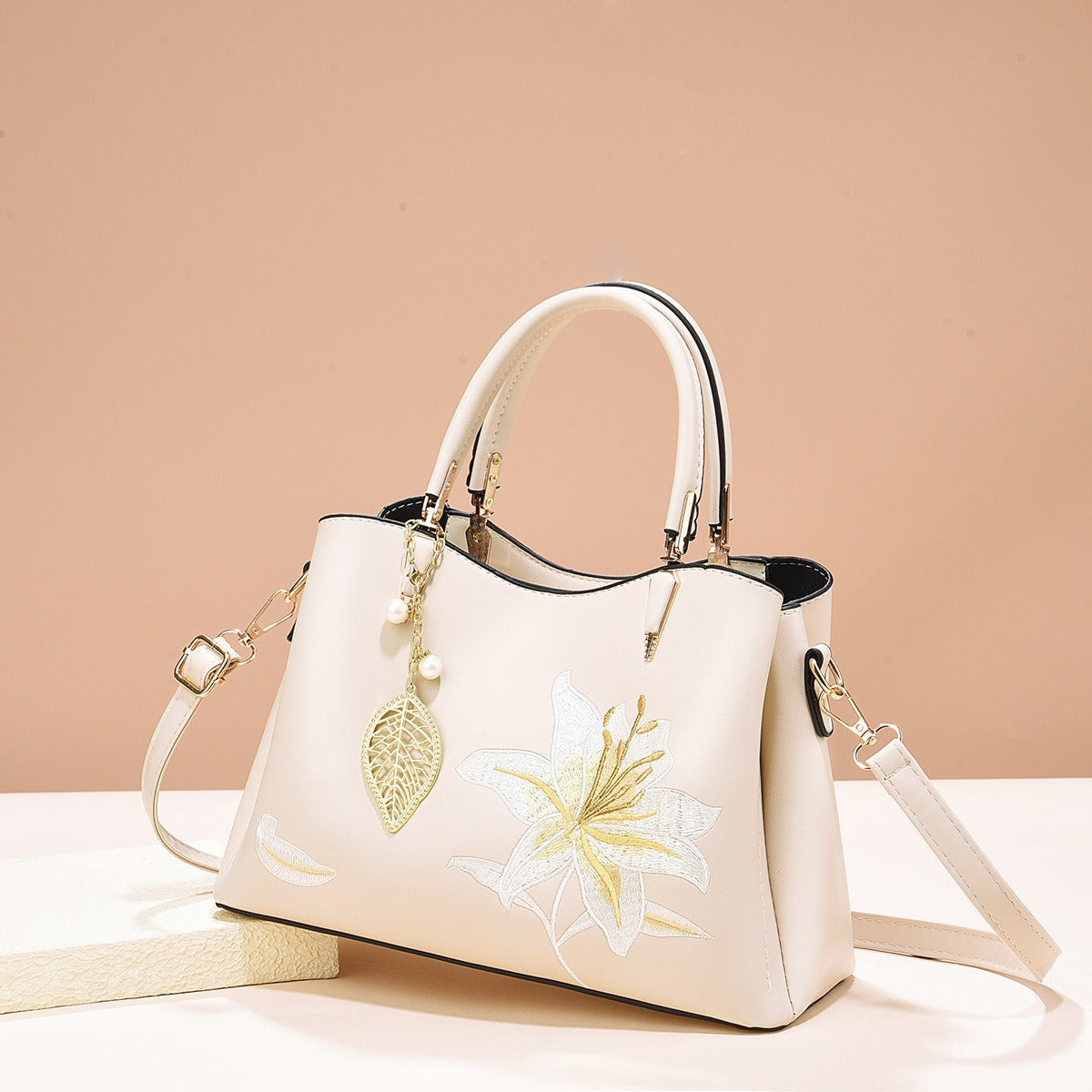 Women's Give Mom Mother's Day Gift High-grade Embroidered Portable Big Bags