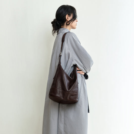 Women's Plaid Series Tatami Vegetable Tanned Sheepskin Binaural Large Capacity Women's Messenger Bag