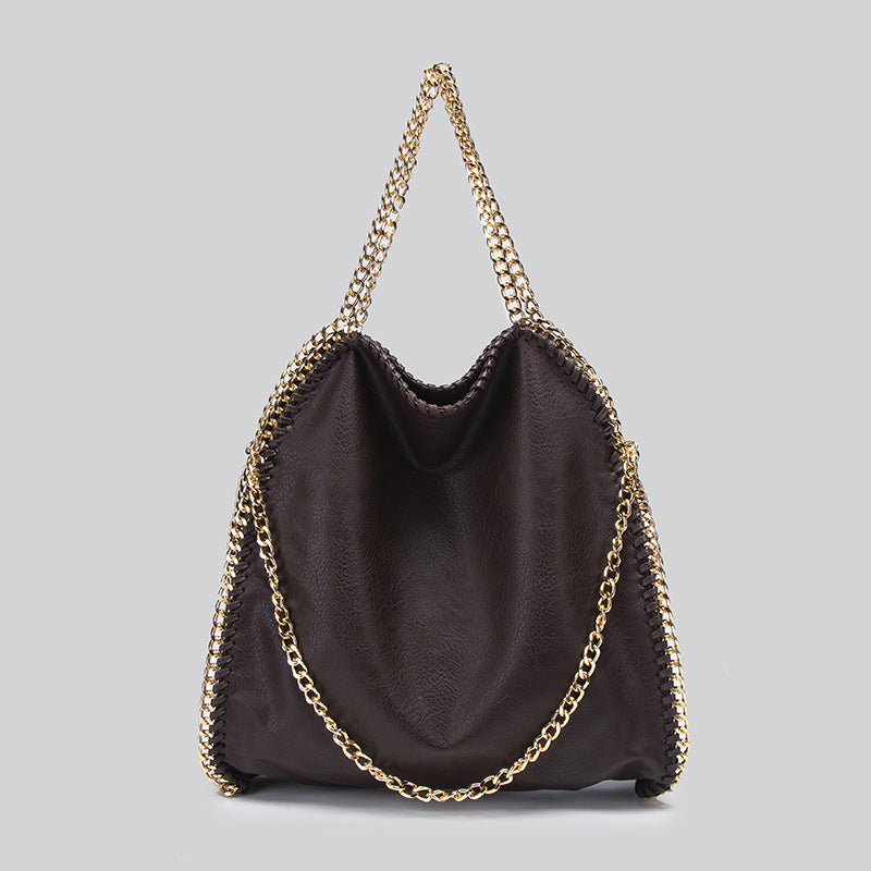 Women's Versatile Fashion Foldable Retro Simple Women's Shoulder Bag