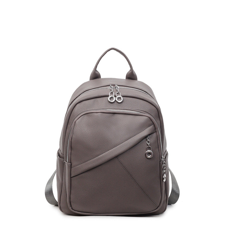 Versatile Women's Retro Fashion Commuter Textured Women's Backpack