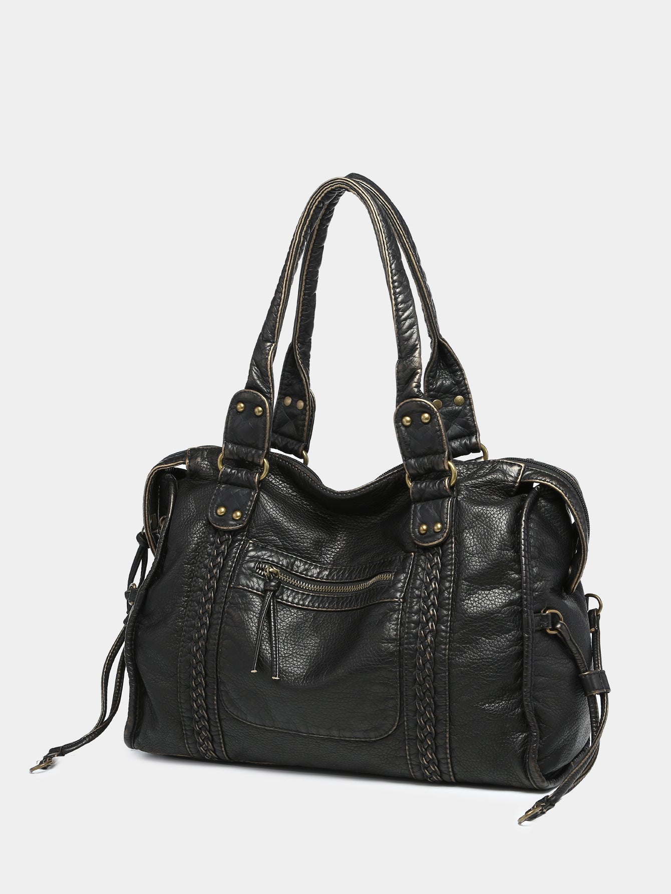 Waste Soil Style Worn Looking Washed-out Brushed Large Bags