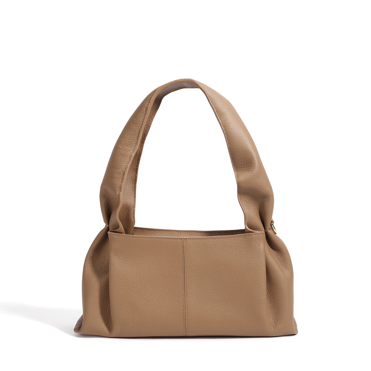 Korean Style Design Genuine Leather Commuter High-grade Cloud Baguette Shoulder Bags