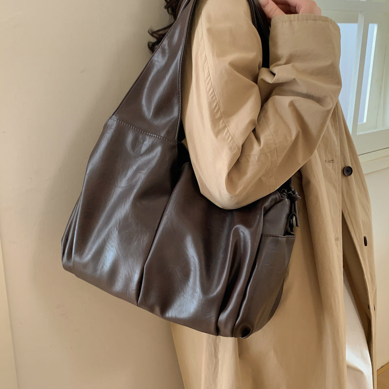 Women's Advanced Texture Retro Large Capacity Versatile Portable Bags
