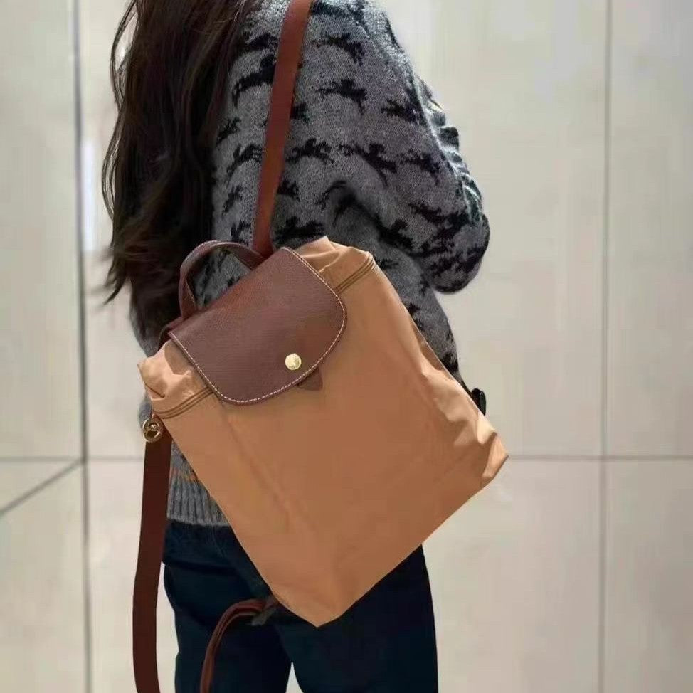 Inlaid Week Nylon Waterproof Embroidered Foldable Bags