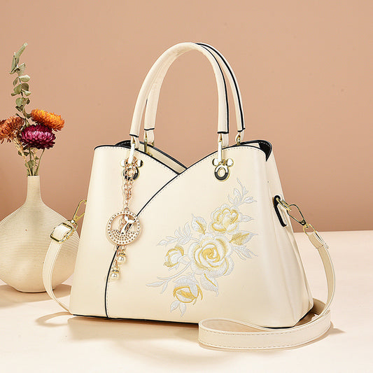Women's Chinese Style Commuter Large Capacity Embroidered Women's Shoulder Bag