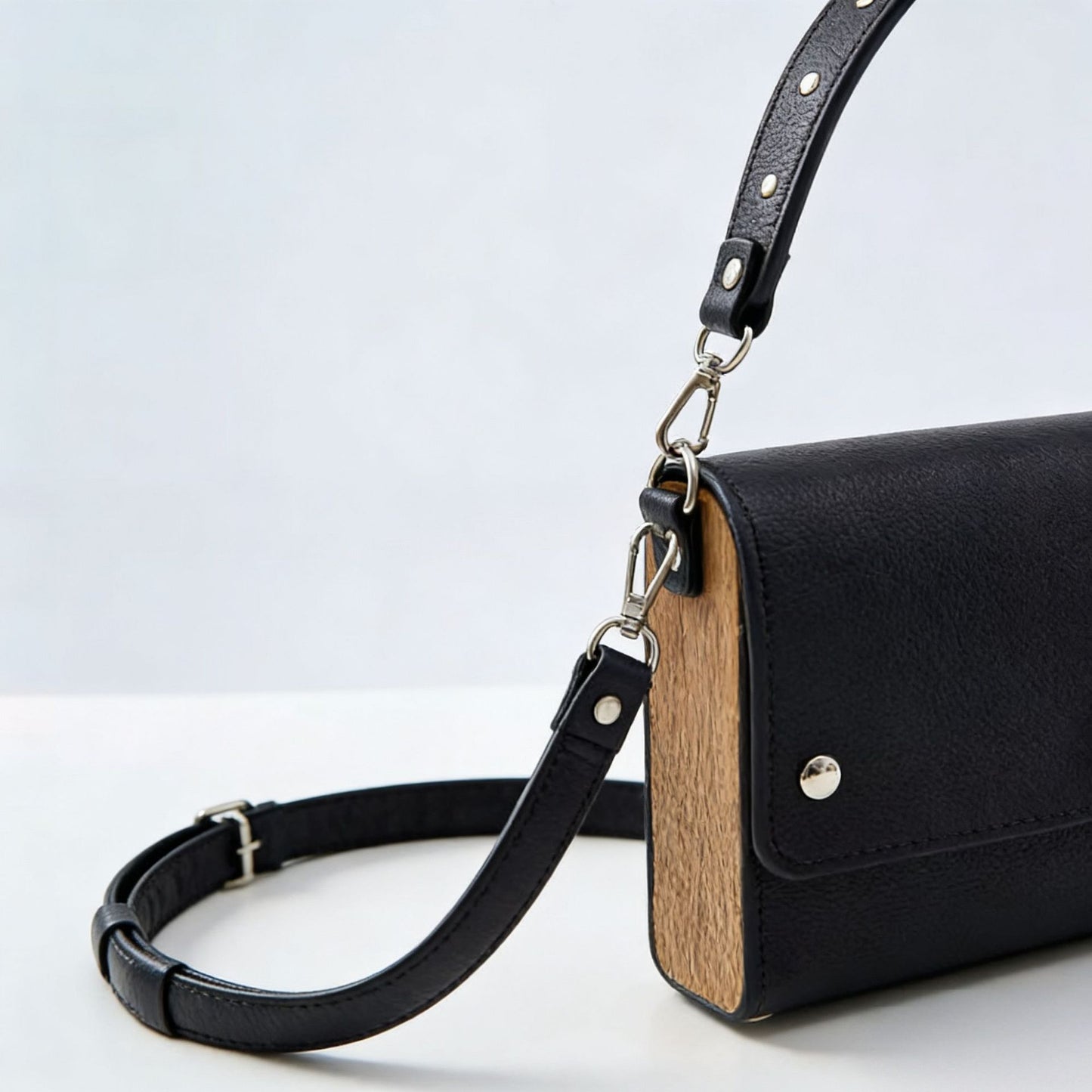 Fashion Popular Wood Lychee Pattern Box Bags