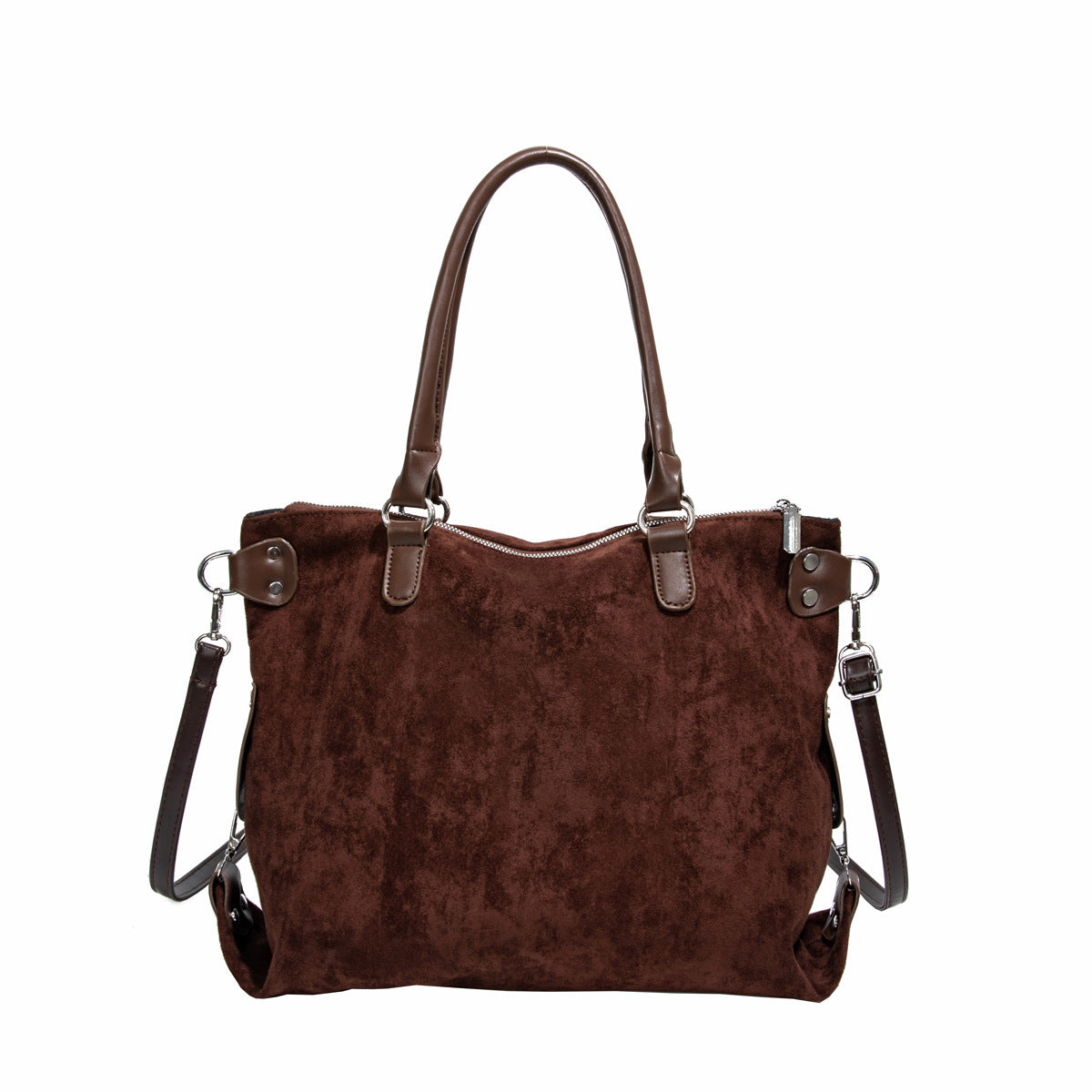Women's Leopard Print Stylish Good Texture Underarm Large Tote Bags