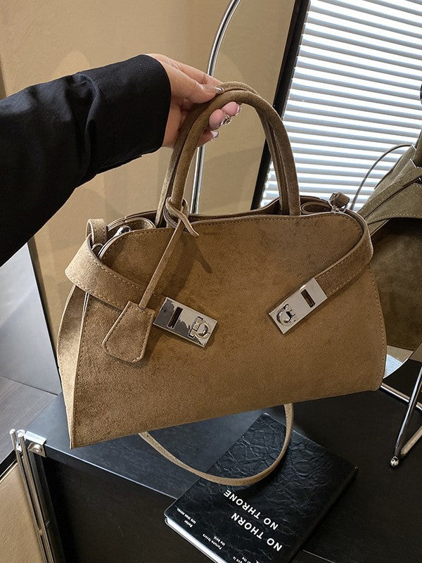 Women's Retro Frosted Leather Large Capacity Totes Women's Handbag