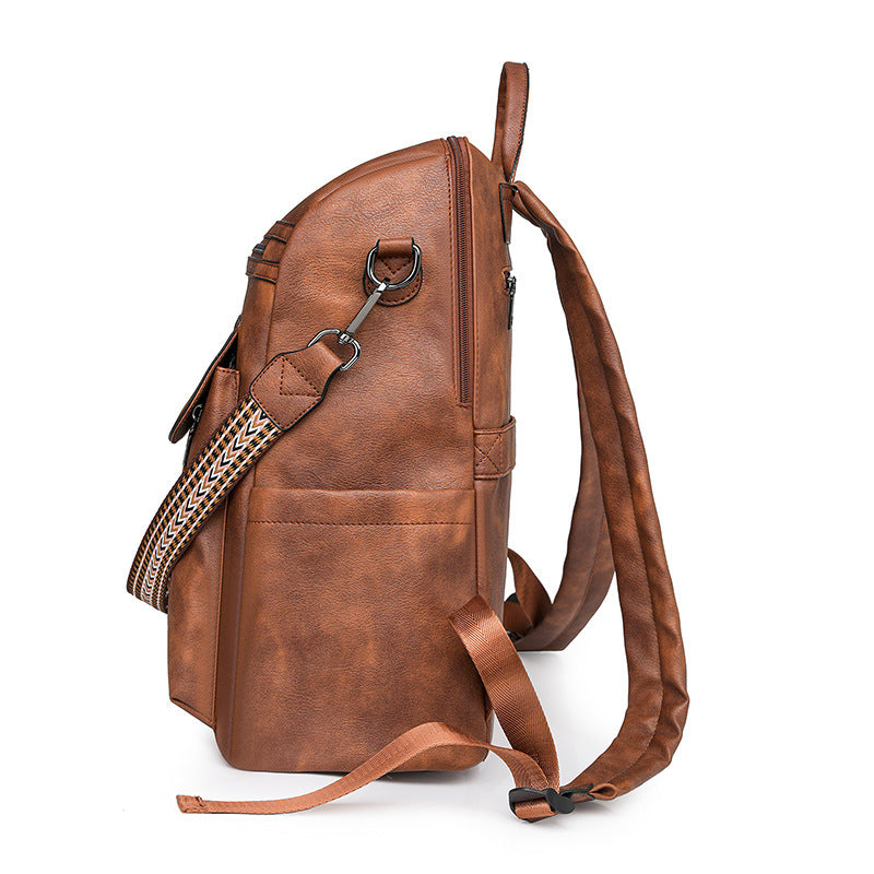 Women's Spring Fashion Retro Lady's Large Capacity Women's Backpack