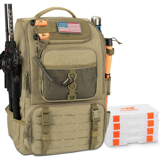 Fishing Large Capacity Line Gear Storage Sport Waist Bag, Accessory Bag
