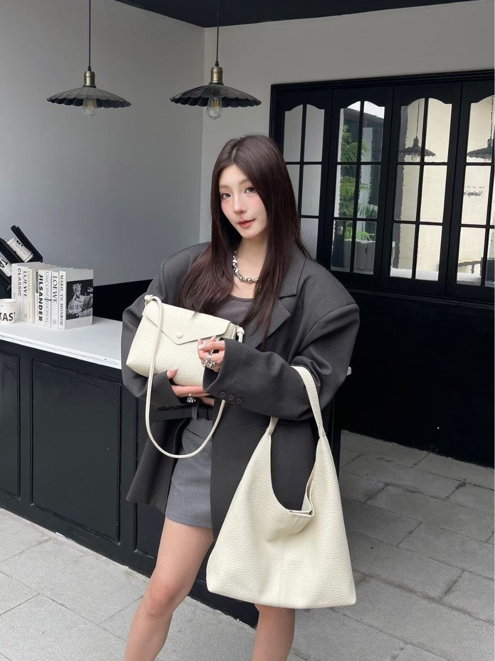 Large Capacity Fashion Portable Commuter Trendy Underarm Bag