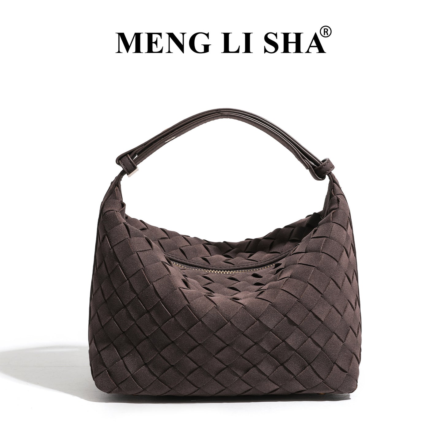 Women's Advanced Texture Woven Portable Lunch Fashion Simple Bags