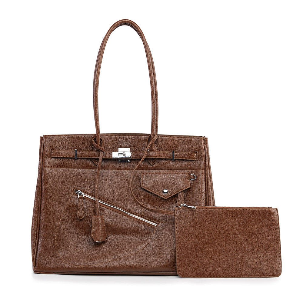 Women's Large Capacity Commuter Fashion Loose Simple Tote Bags