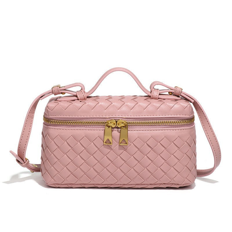 Hand-woven Fashion Lunch Box Practical Trend Women's Shoulder Bag