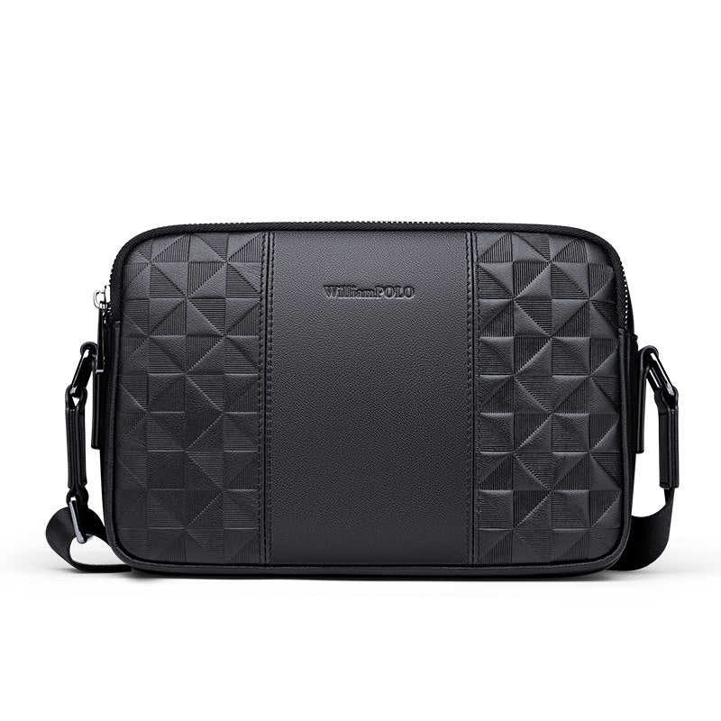 Men's Emperor Paul Trendy Large Capacity Advanced Genuine Leather Men's Messenger Bag