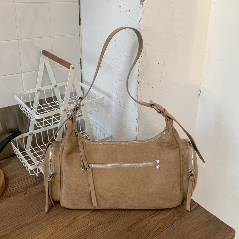 Retro Pocket Hot Motorcycle Sense Fashion Trend Tote Bag