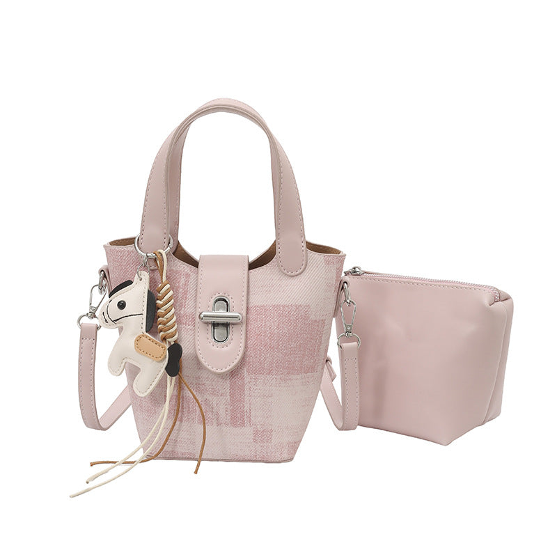 Women's Advanced Texture Light Luxury Portable Vegetable Basket Bags