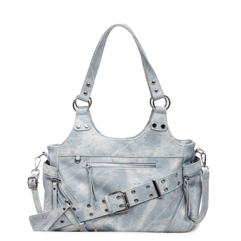 Women's Sweet Cool Hot Style Underarm Locomotive Dumpling Bags