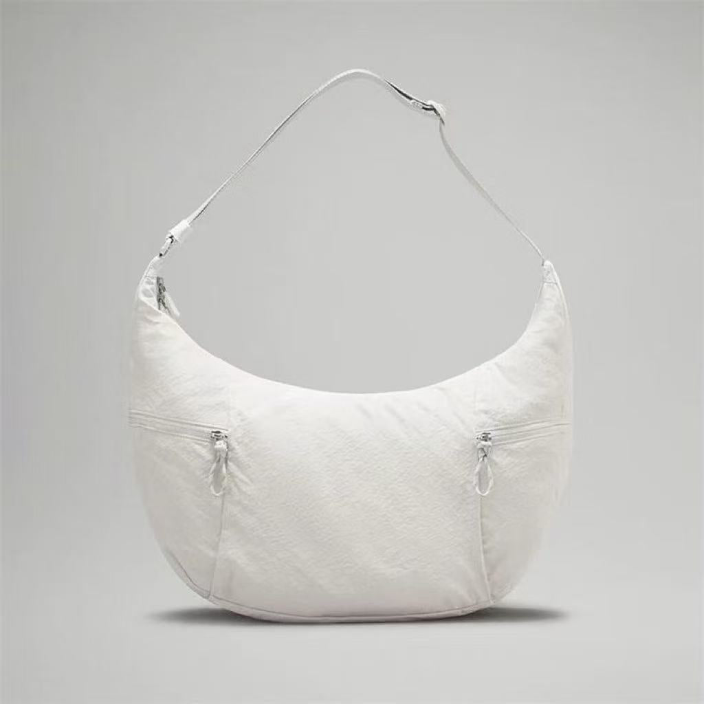 Cool Croissant Dumpling Canvas Fitness Yoga Handbags