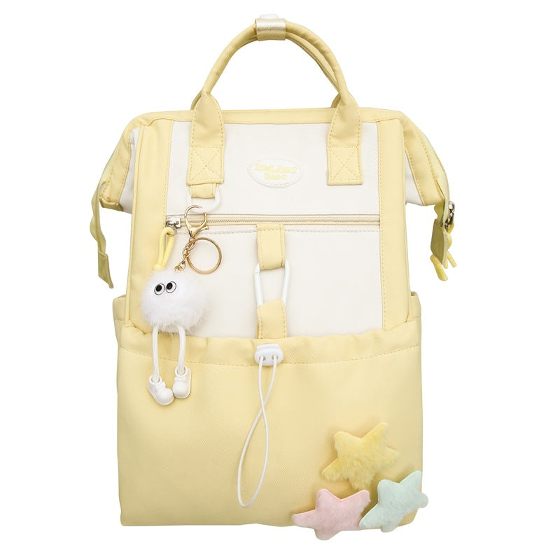 Primary Large Capacity Portable Junior High Good-looking College Leisure Backpack