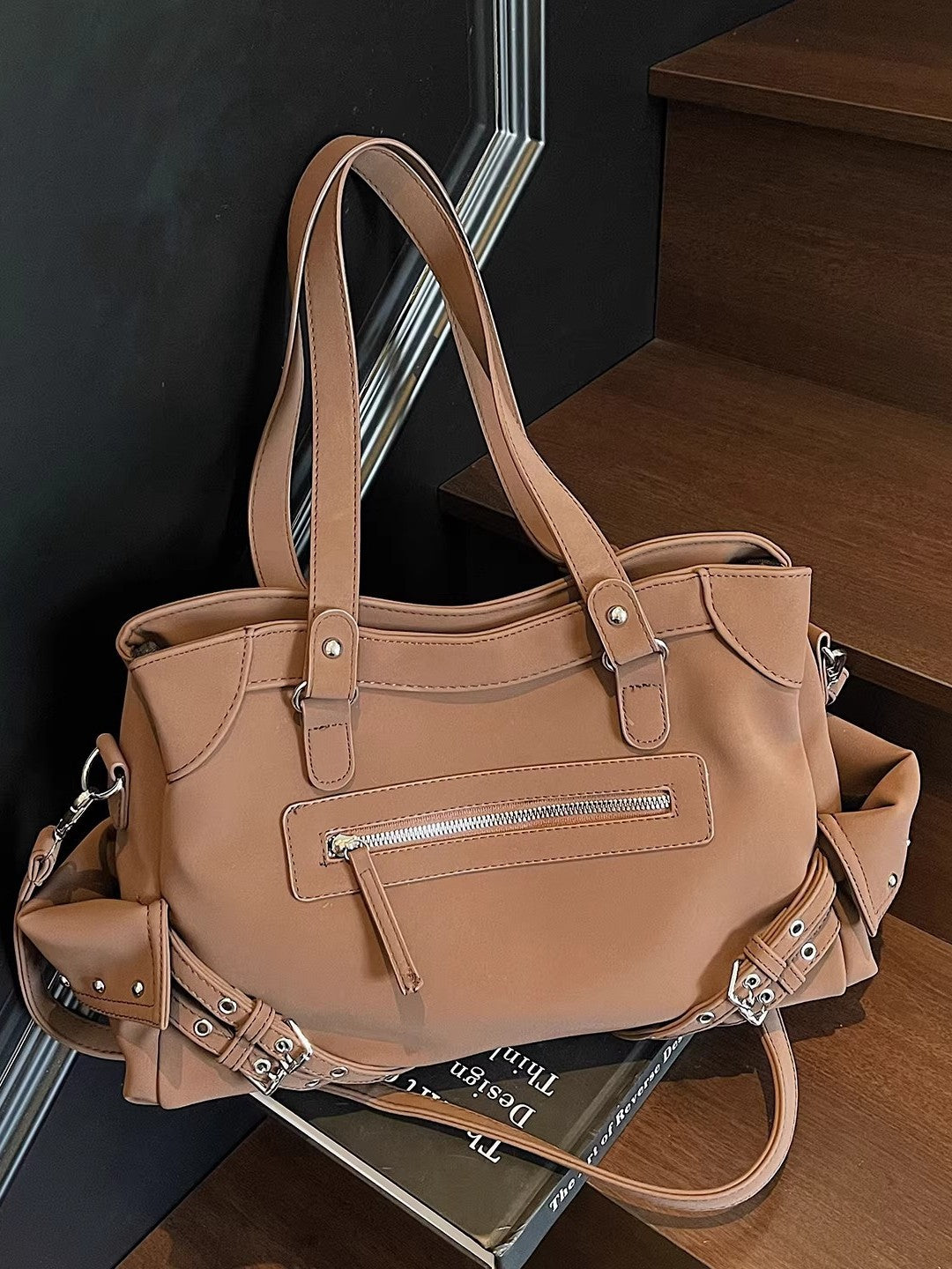 Women's Locomotive Style Suede Summer Fashion Retro Women's Messenger Bag