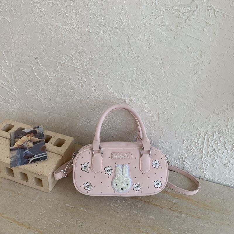 Women's Cartoon Mickey Rabbit Cute Polka Dot Flower Bags
