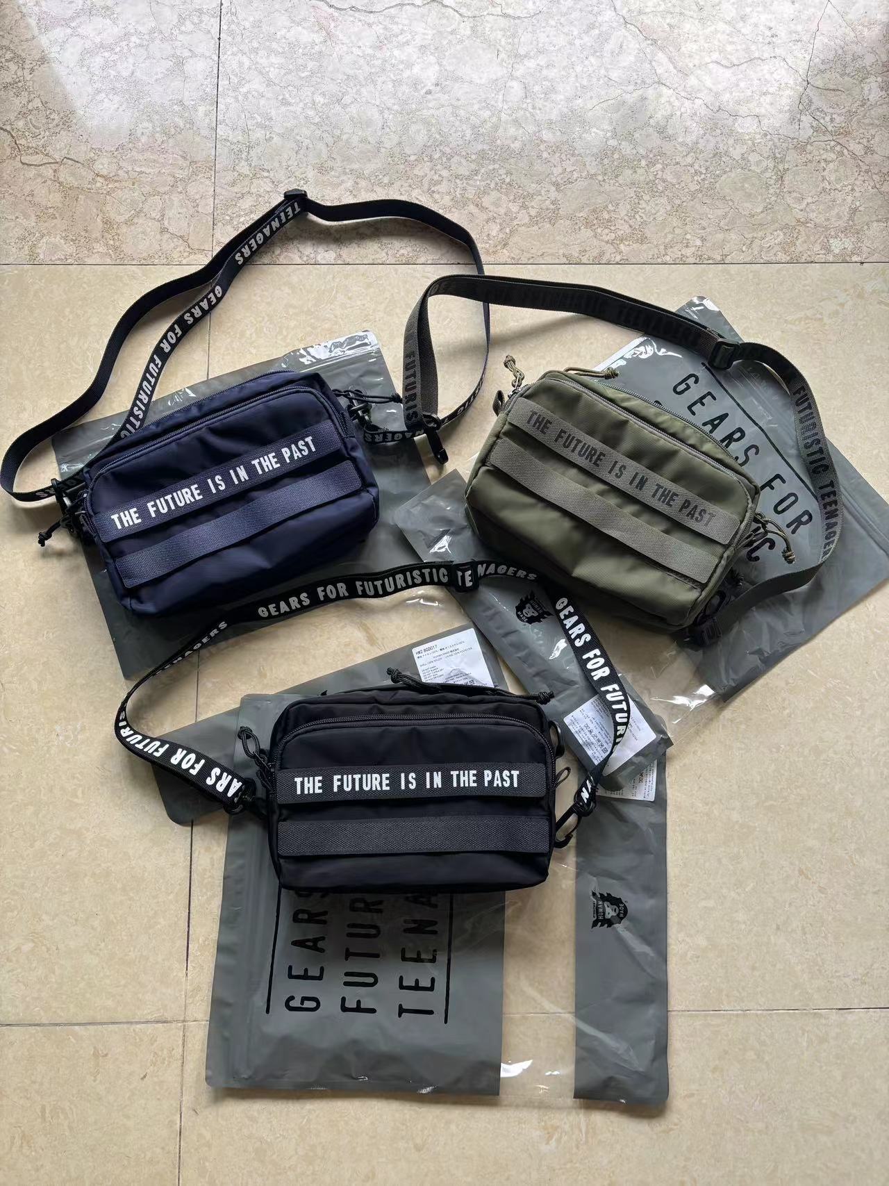 Unique Comfortable Military Tooling Velcro Nylon Men's Messenger Bag