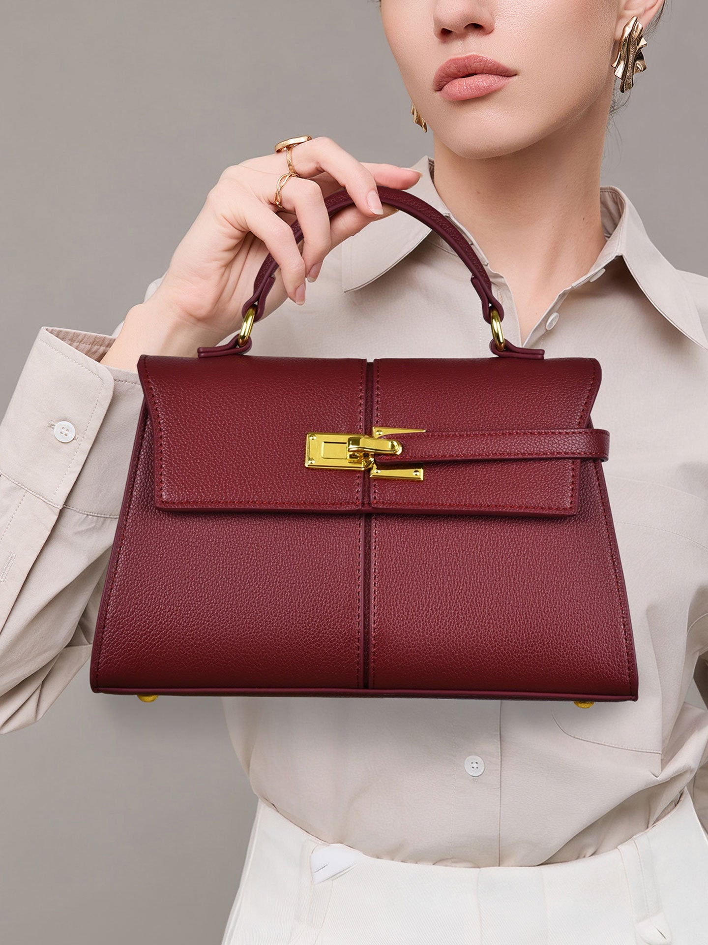 Pretty Women's High-grade Light Luxury Kelly Women's Handbag