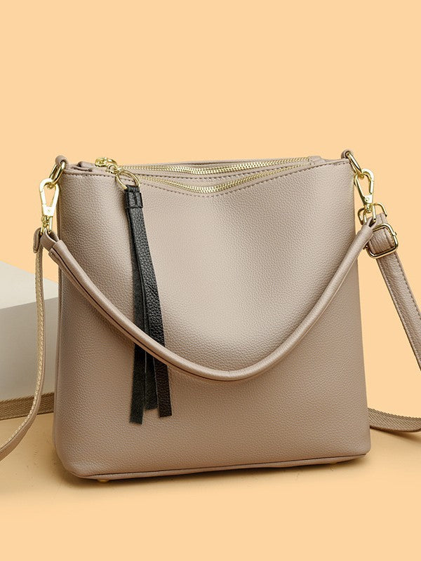 Women's Genuine Leather Hobo Fashion Underarm Mother Bags