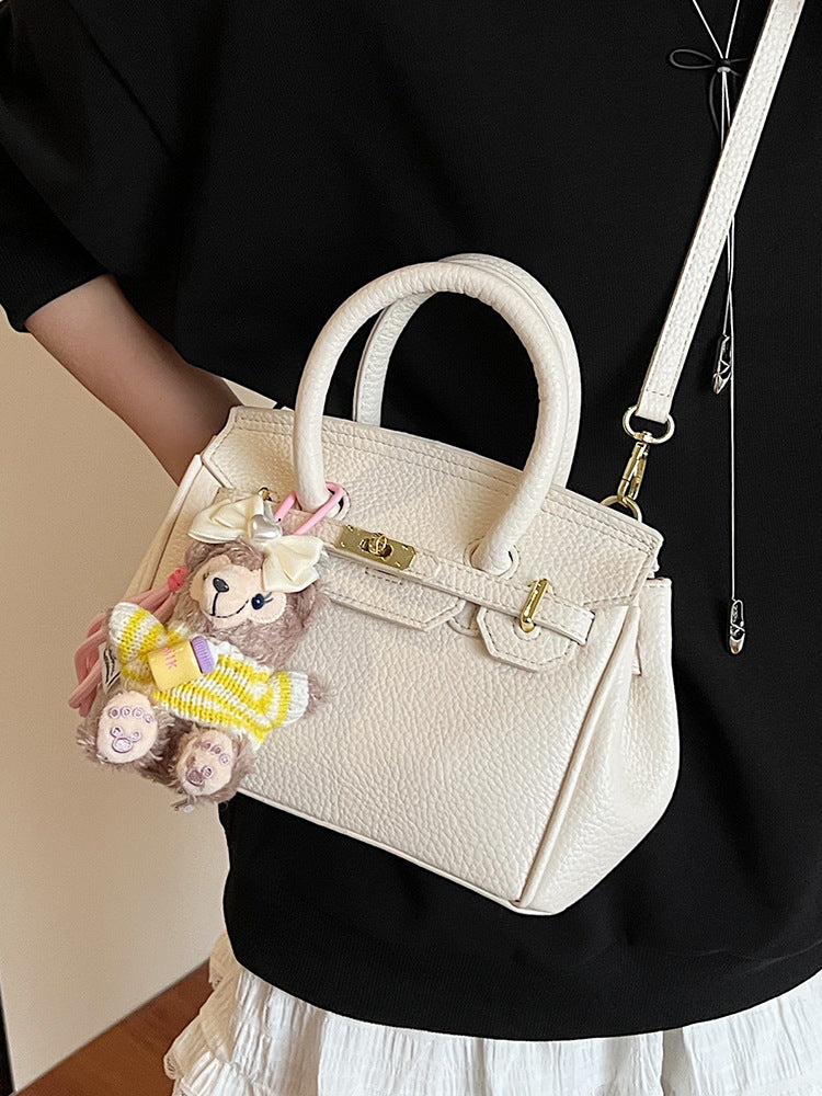 Women's Quality Litchi Pattern Portable Temperament Wild Women's Messenger Bag