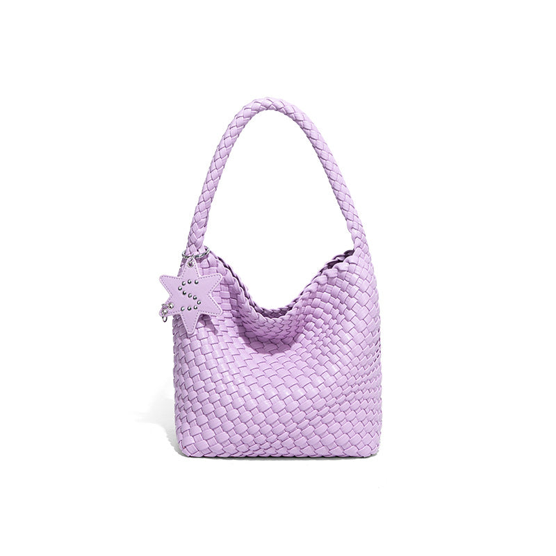 Women's Classic Gun Portable Underarm Fashion Solid Color Handmade Women's Handbag