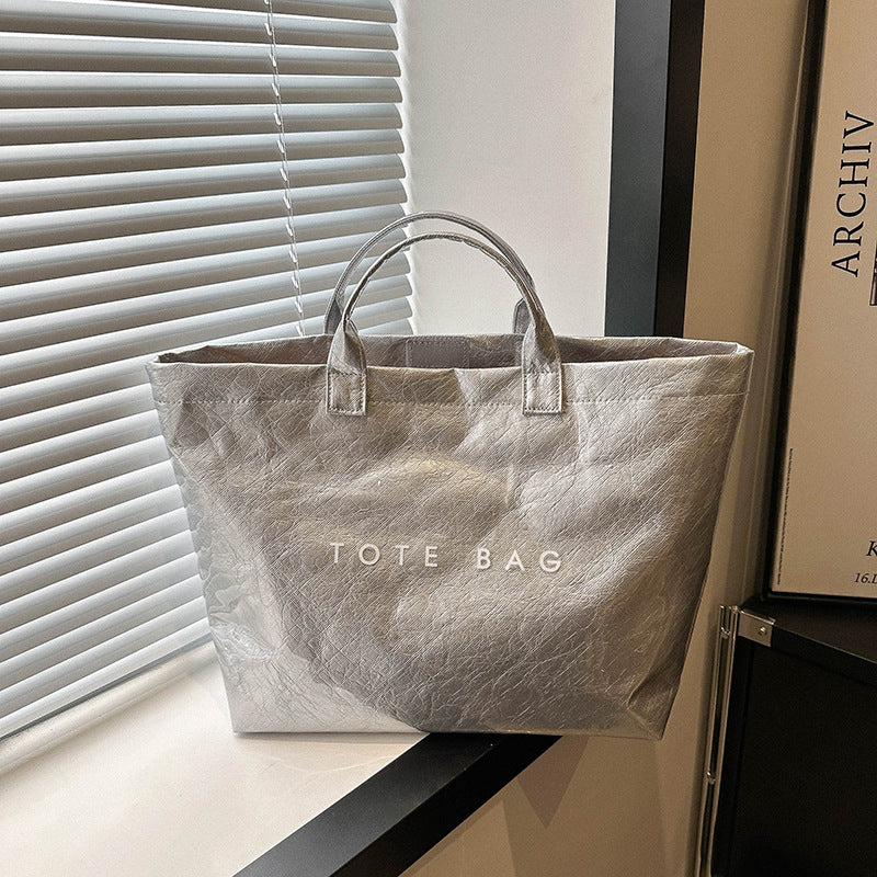 Women's Korean Style Large Capacity Totes Fashion Portable Tote Bag