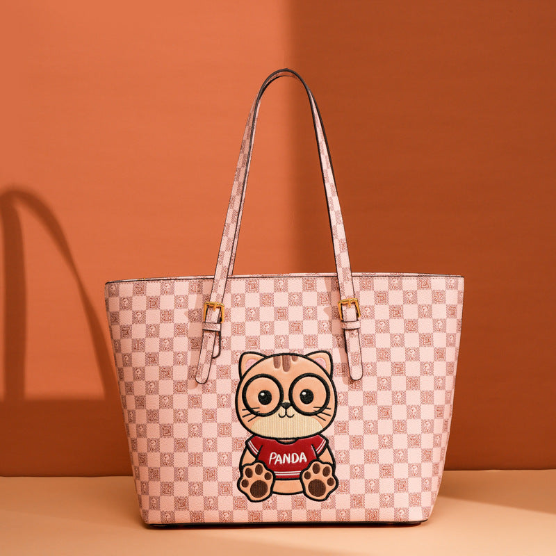 Women's Source Large Capacity Fashion Commuter Korean Style Tote Bags