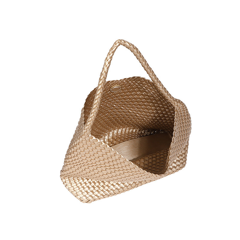 Gun Champagne Hand-made Large Capacity Totes Design One Women's Handbag