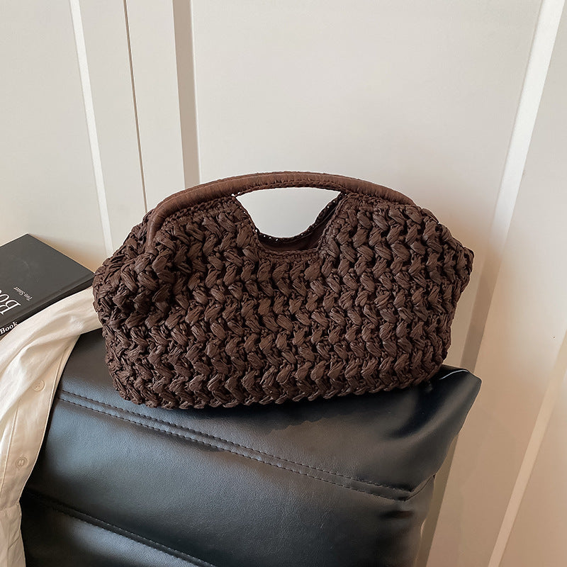 Women's Hand-woven Summer Texture Western Style Beach Women's Handbag