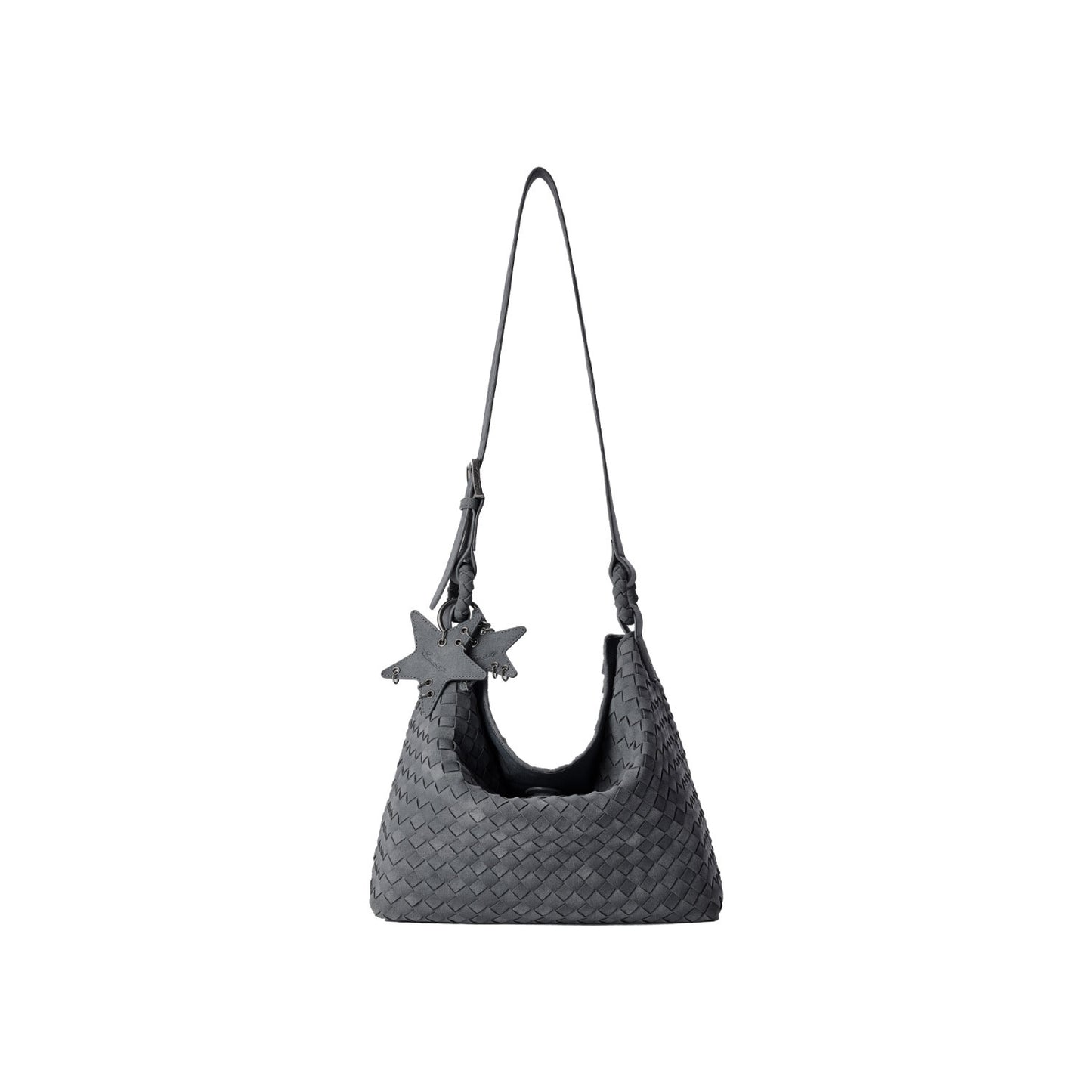 Women's Suede Frosted Woven Large Capacity Commute Women's Shoulder Bag