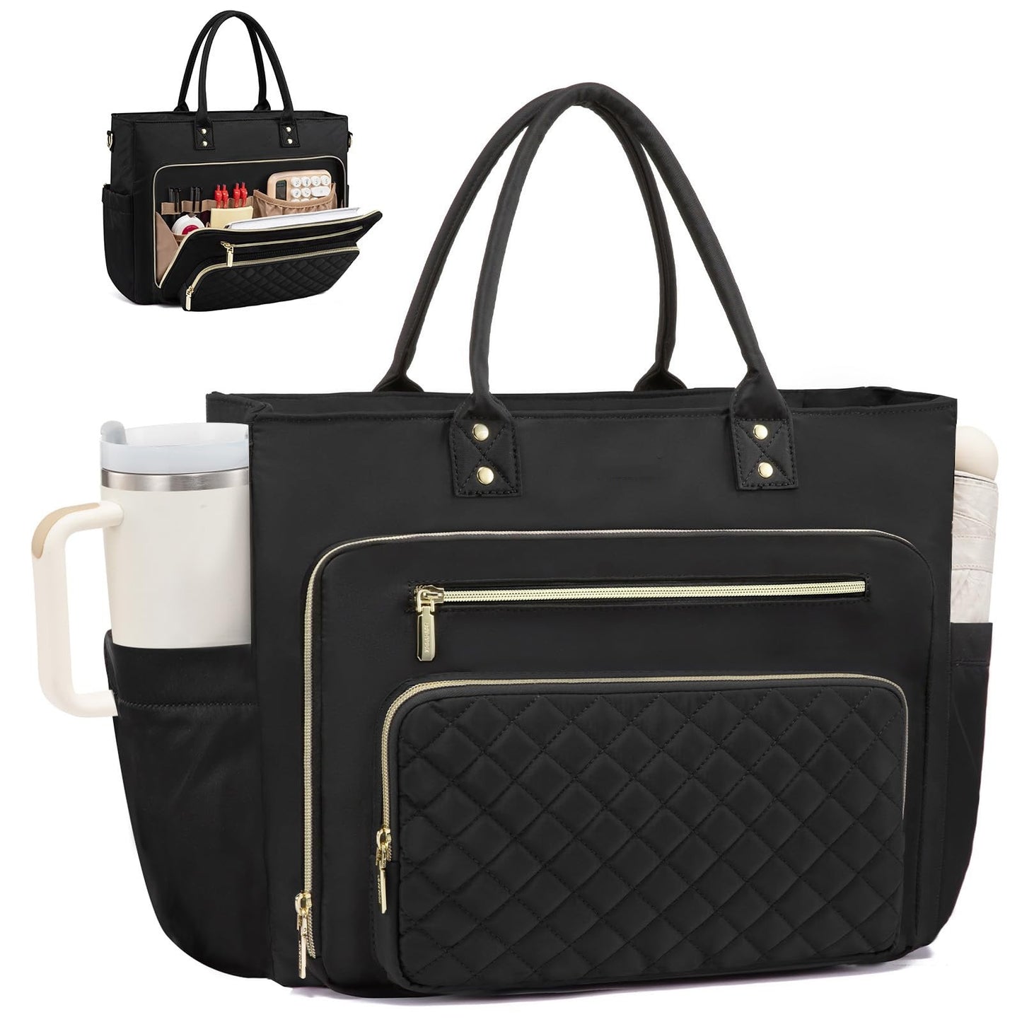 Women's Strap Large Cup Pouch Capacity Handbags