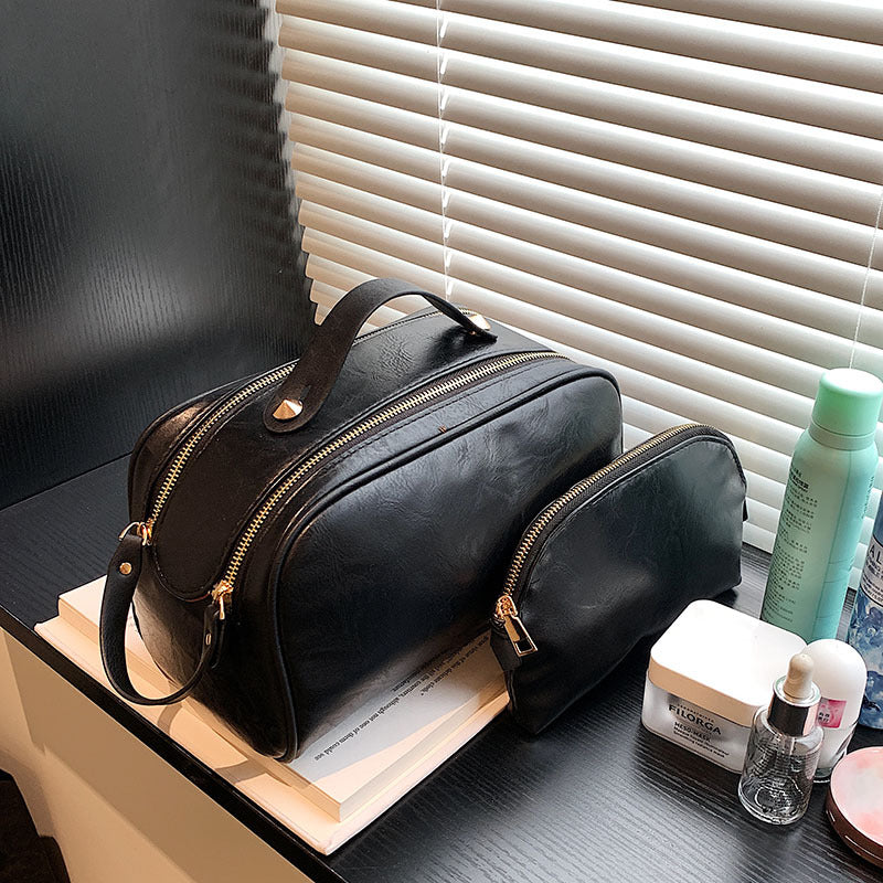 Mother Female When Portable Storage Large Capacity Makeup Bag