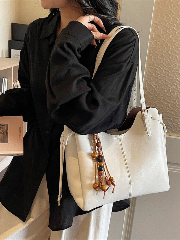 Women's Folding Big Advanced Texture Commuter Large Capacity Simple Women's Shoulder Bag