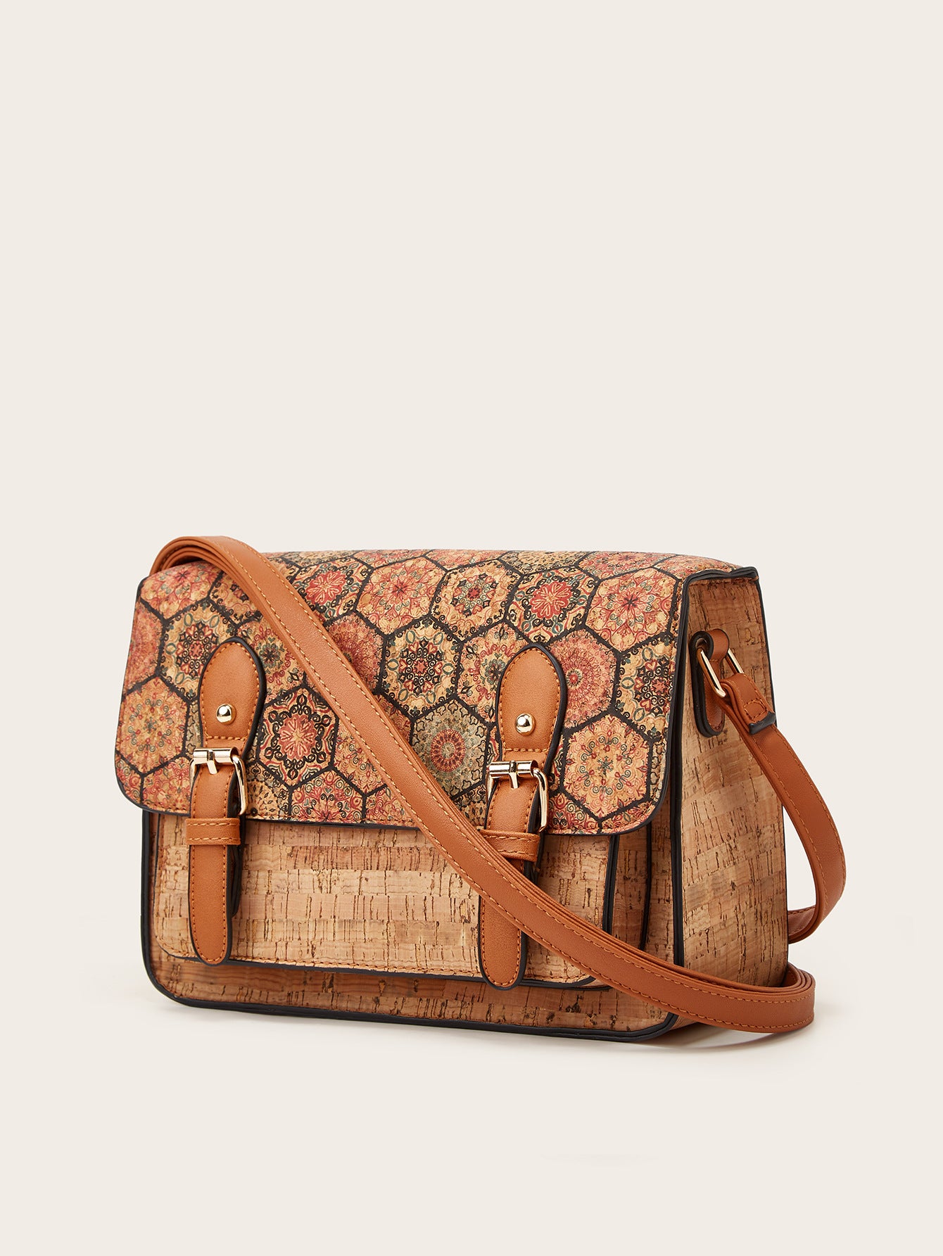 Women's Large Capacity Printed Retro Ethnic Style Women's Messenger Bag