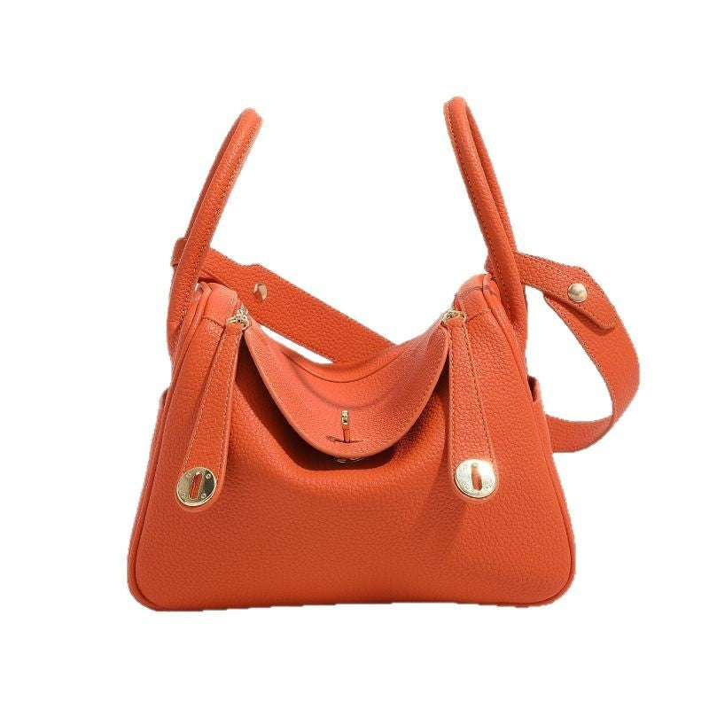 Women's Lindy Large Capacity Mummy Soft Leather Pillow Medical Box Women's Shoulder Bag