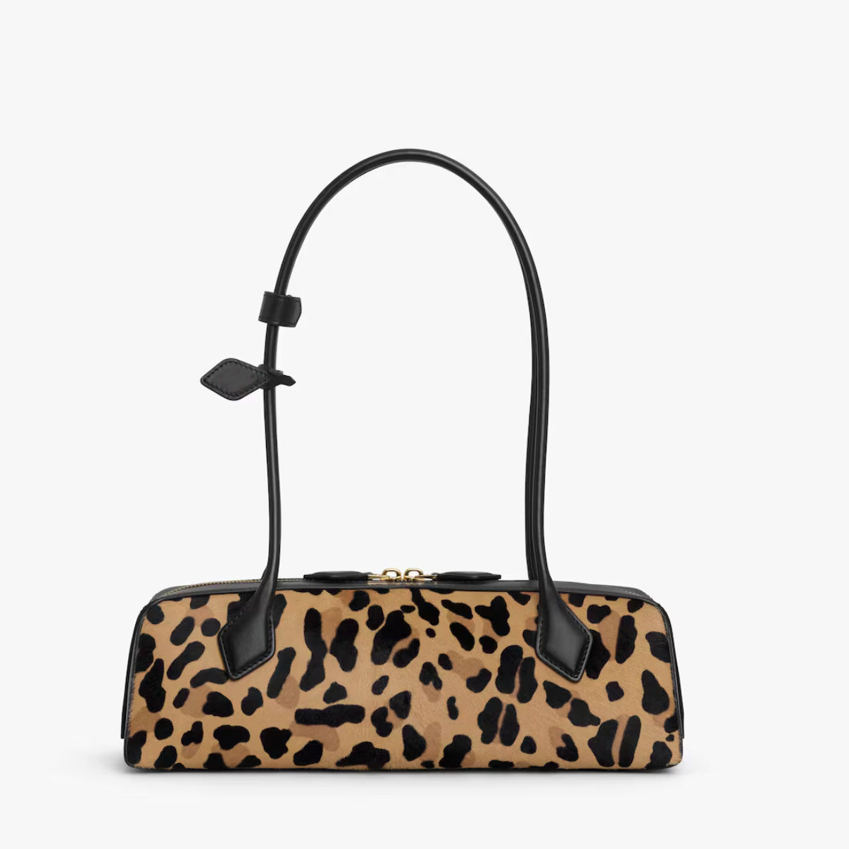 French Style Sausage Suede Frosted One Baguette High Underarm Bag