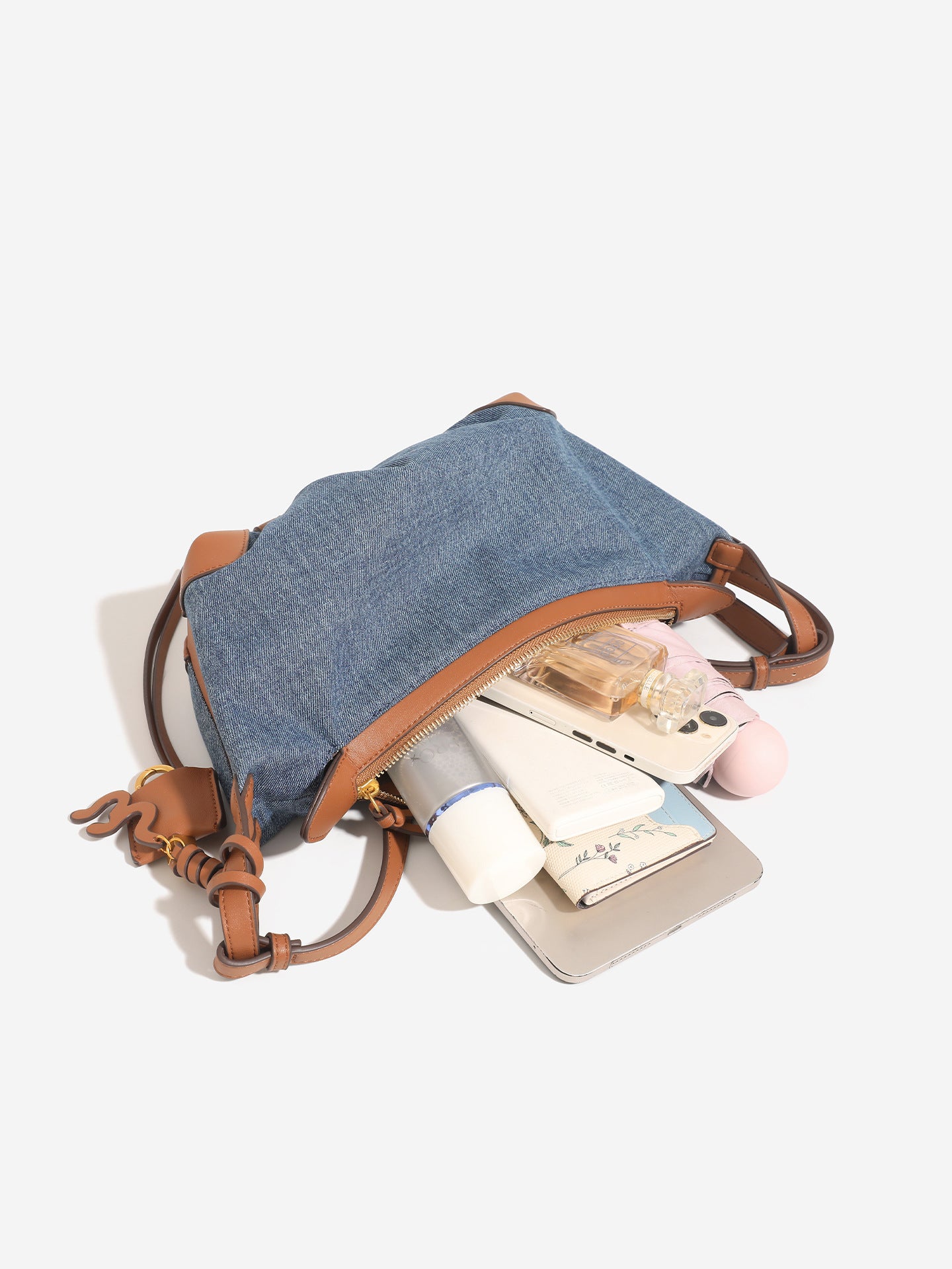 Women's Ear Series Pillow Canvas Denim One Bags