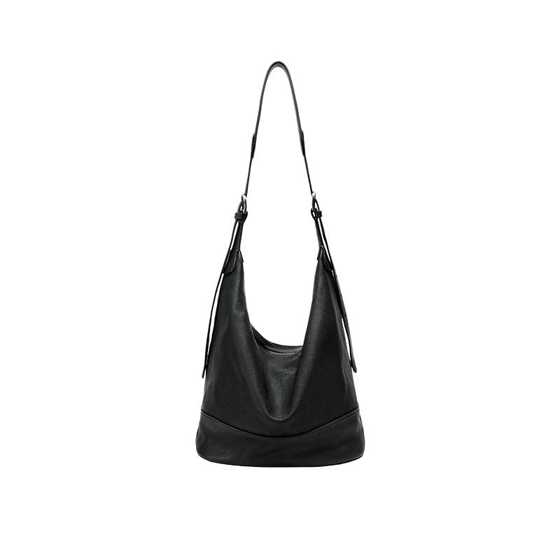 Women's Plaid Series Tatami Vegetable Tanned Sheepskin Binaural Large Capacity Women's Messenger Bag