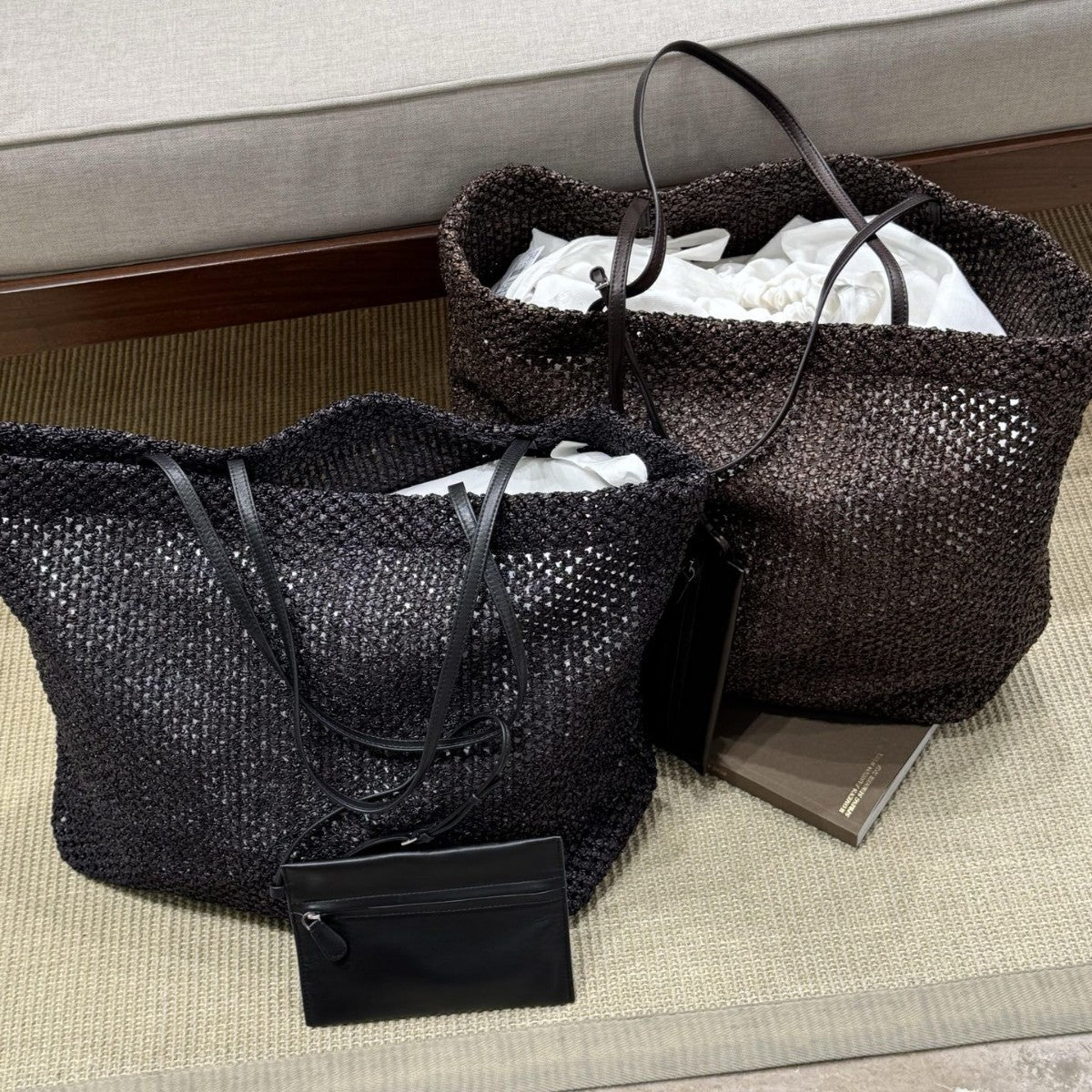 Design Retro Summer Cowhide Straw Style Women's Handbag