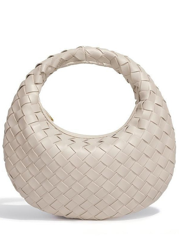 Women's Hand-woven Dumpling Light Luxury Minority High-grade Underarm Selenodont Women's Handbag