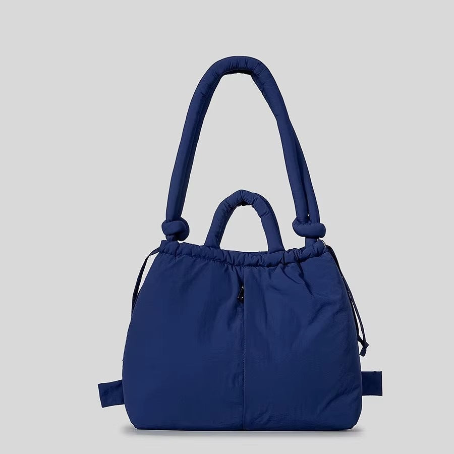 Women's Good Quality Nylon Cloth Drawstring Large Capacity Tote Bag