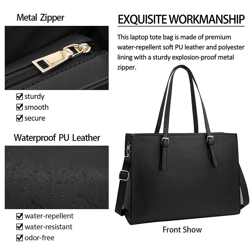 Women's Cross Pattern Large Temperament Wild Makeup Bag